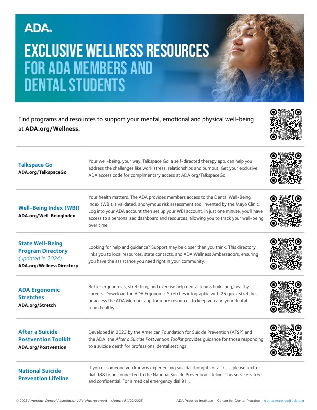 2025 ADA wellness flyer